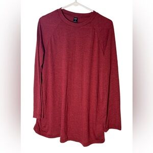 Emery Rose Rust‎ Colored Long Sleeve Top